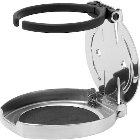 Sea-Dog Adjustable Folding Drink Holder - 304 Stainless Steel 588250-1